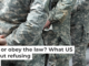 There are certain situations in which the military should not fall in line. Bo Zaunders/Corbis Documentary via Getty Images
